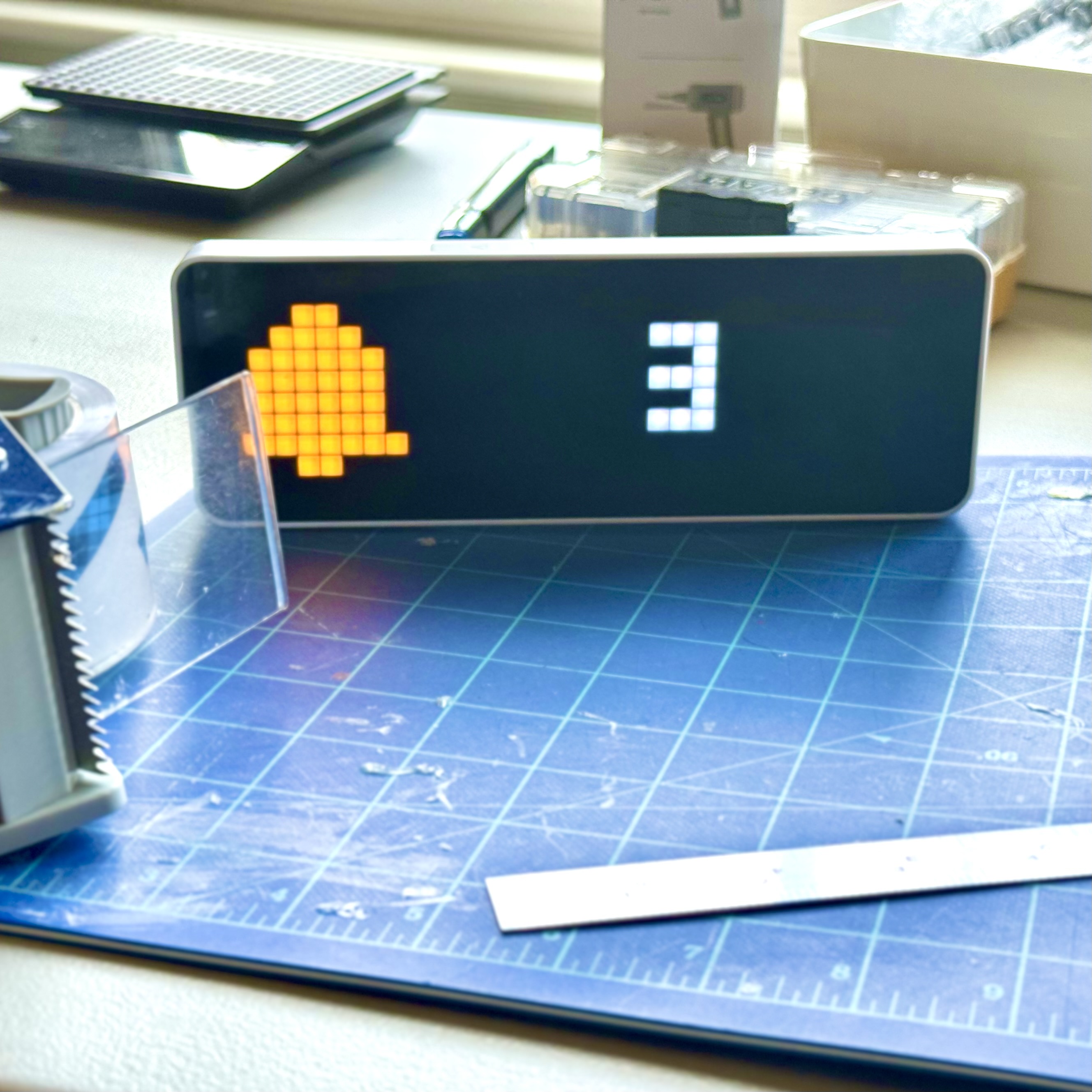 CounterThing showing number of open Etsy orders